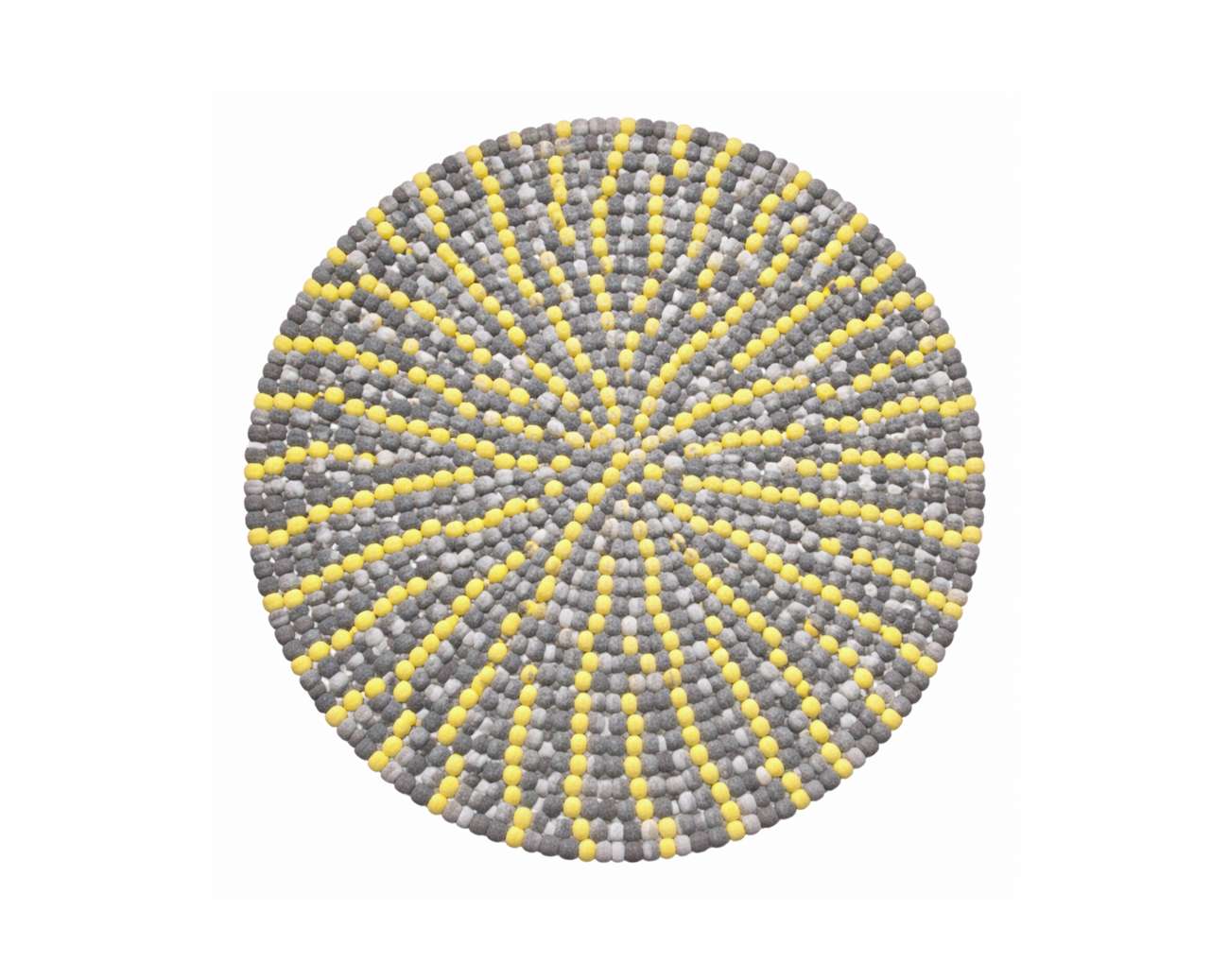 100 cm Felt Ball Mat Round (1)