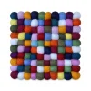20cm Felt Ball Mat Square