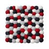 40cm Felt Ball Mat Square