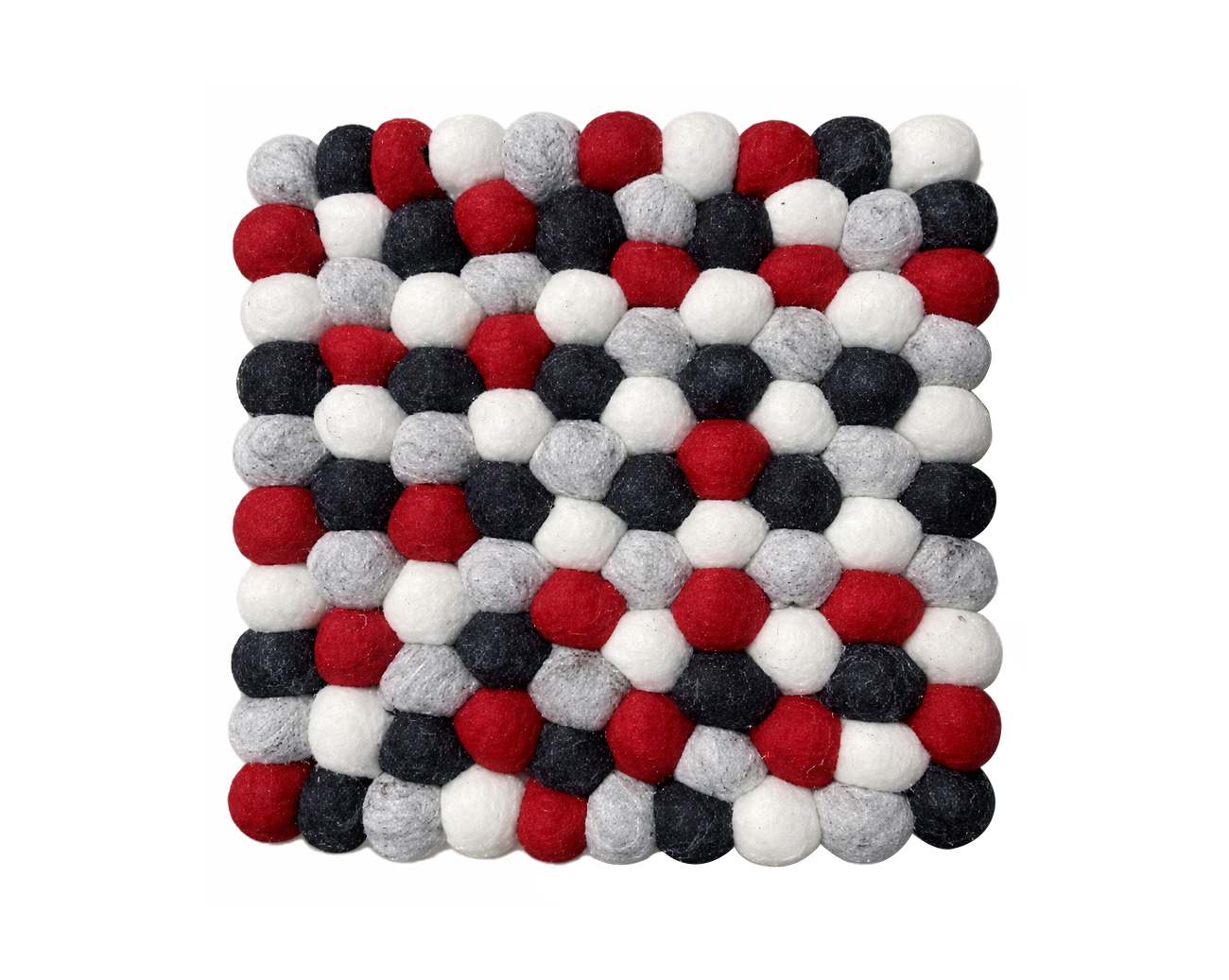 40cm Felt Ball Mat Square