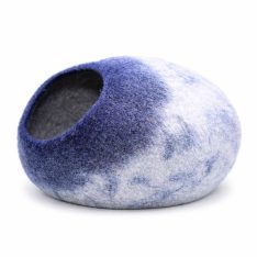 White and Blue Tone Cat Cave