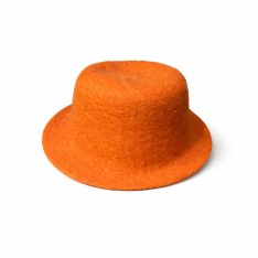 Felt Plain Orange Hat