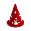 Crimson Bunny Felt Hat