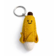Felt Banana Keychain