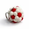Felt Football Keychain