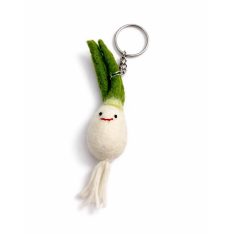Felt Garlic Keychain