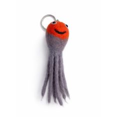 Felt Octopus Keychain