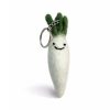 Felt Radish Keychain