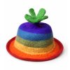 Felt Rainbow Flower Hat